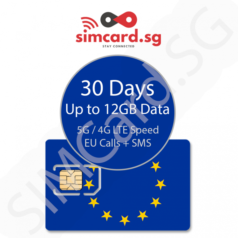 Europe / European Union + United Kingdom SIM Cards SIMCard.SG