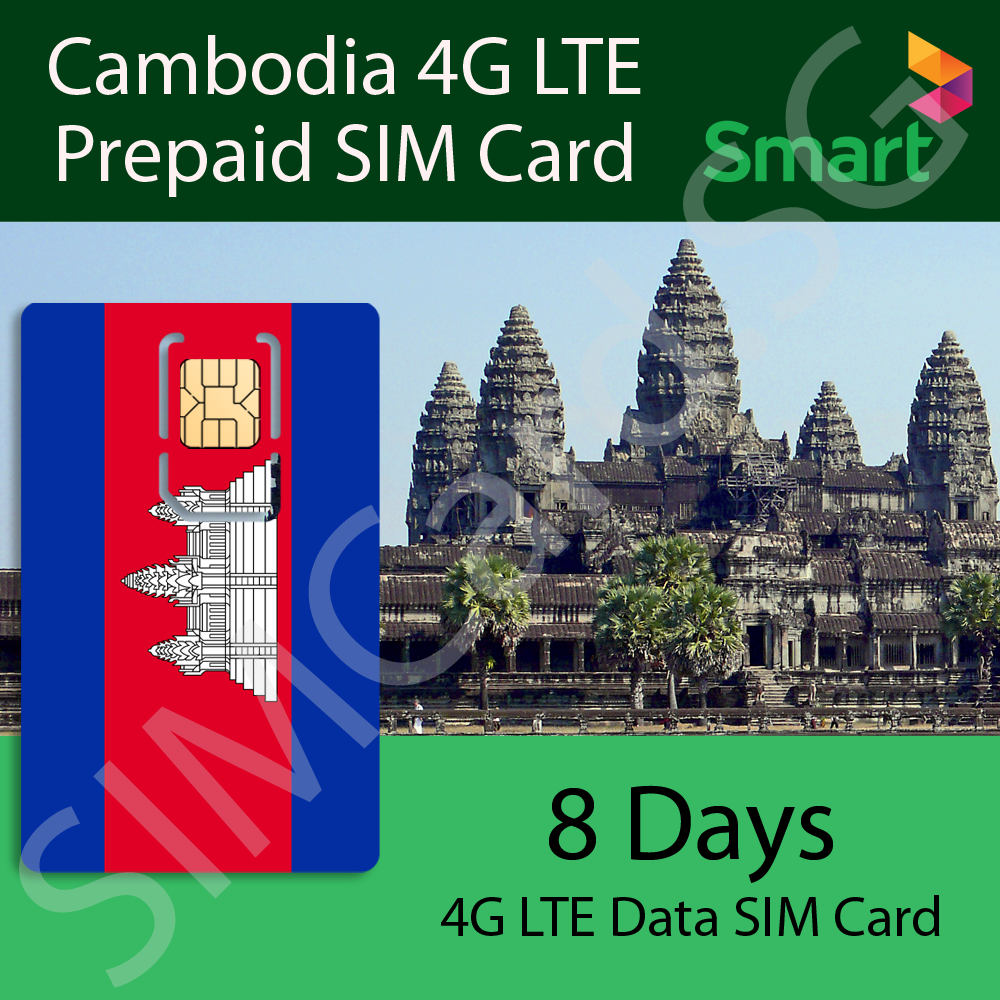 Cambodia Prepaid SIM Cards SIMCard.SG