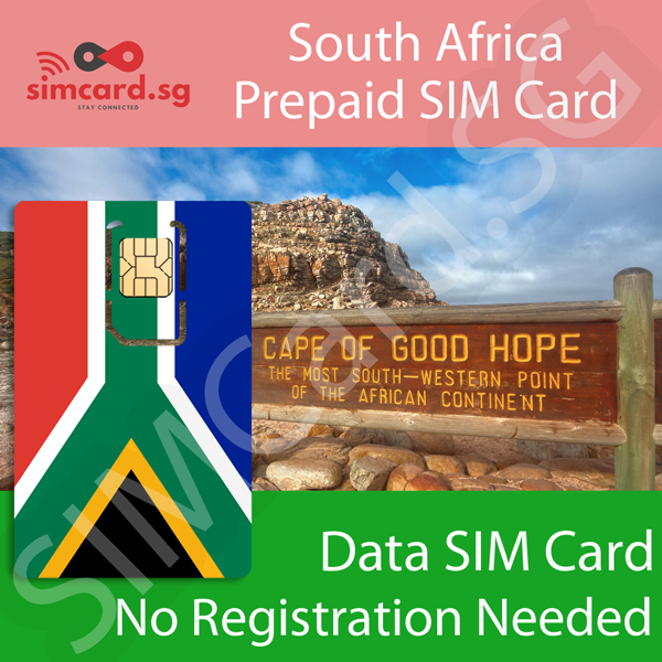 South Africa Prepaid SIM Cards SIMCard.SG